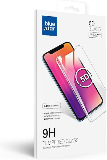 Blue Star 5D Full Glue Full Face Tempered Glass Μαύρο (Huawei Nova 10)