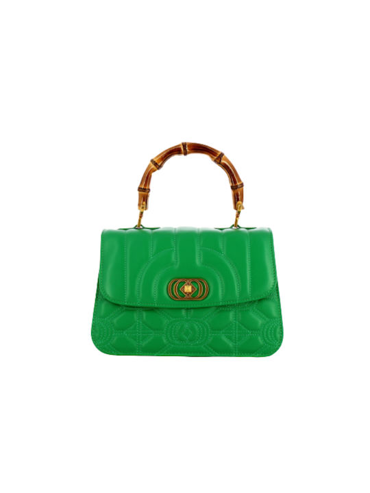 La Carrie Leather Women's Bag Shoulder Green