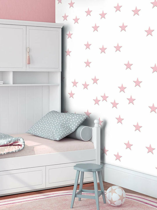 Wall Mural Fabric Pink 1000x50cm