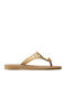 Danae Leder Flache Sandalen für Damen Natural