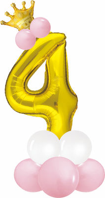 Set of 19 Balloons Foil Marriage Numbers