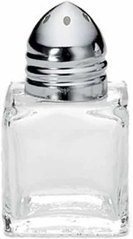 Mini Glass Square Salt/Pepper Shaker 1pcs 50103504
