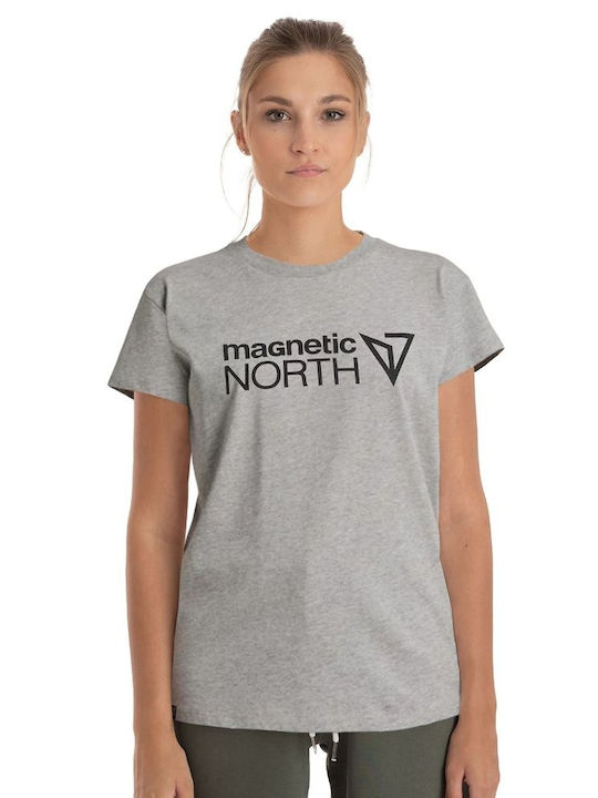 Magnetic North Damen Sportlich T-Shirt Gray