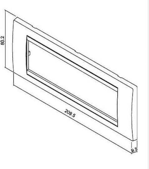 Geyer Switch Frame 7 Positions in Brown Color 707016G