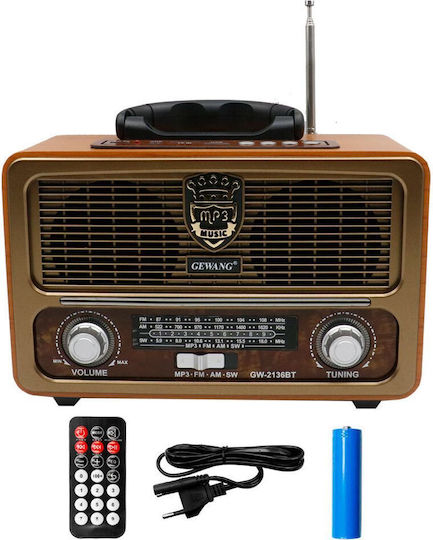700 Ηχείο Bluetooth 4W με Ραδιόφωνο και Διάρκεια Μπαταρίας έως 12 ώρες Γκρι