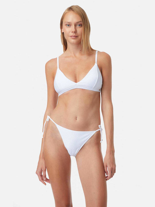 Minerva Bikini Alunecare Alb