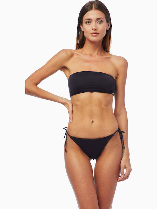 Bikini Slip with Ties Black