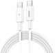 Remax RC-175c USB 2.0 Kabel USB-C männlich - USB-C 100W Weiß 1m