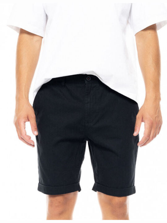 Biston Herrenshorts Chino Schwarz