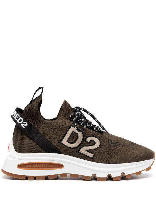 Dsquared2 Ανδρικά Sneakers Χακί