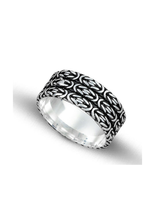 Hillas Men's Silver Wedding Band Hillas Men's Silver Wedding Band