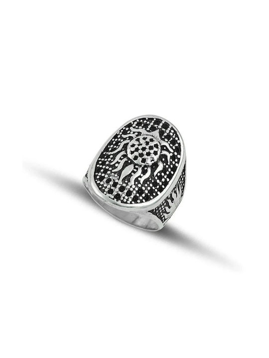 Hillas Men's Silver Ring