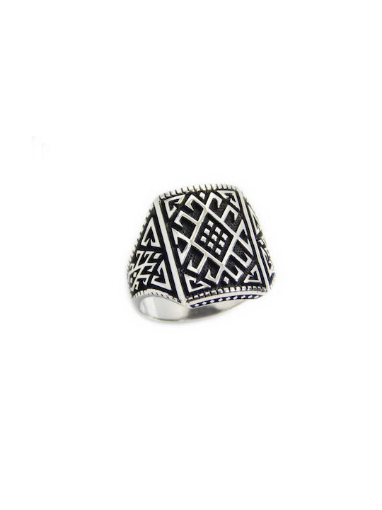 Hillas Men's Silver Ring