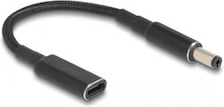 Powertech Convertoare DC Masculin 5.5x2.1mm 15cm în USB-C Feminin Powertech Convertoare DC Masculin 5.5x2.1mm 15cm în USB-C Feminin