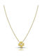 Hillas Women's Gold Cross 18K with Chain