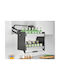Opera Raft / Suport pentru Organizare din Inox 28x53 cm Argintiu