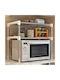 Factory Βάση για Φούρνο Μικροκυμάτων Μεταλλική 25x60x60.5εκ. Μπλε