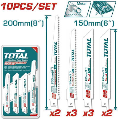 Total Jig Saw Blade for Wood 10pcs TRSB1001