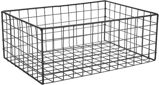 Butlers Regale & Küchenorganisationsständer Metallisch 34x24cm Schwarz