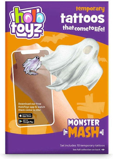 holotoyz Monster Mash Augmented Reality Τατουάζ Παιδικά Τατουάζ