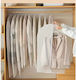 Mulex Fabric Hanging Storage Case For Clothes 60x60x137cm 1pcs