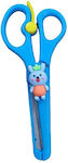 Children's Scissors with Metallic Blade Blue