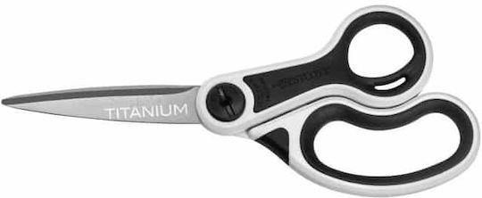 Westcott Titanium Scissors for Crafts 20.4cm with Metallic Blade Black 1 Piece