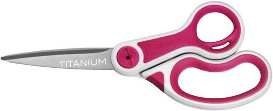 Westcott TITANIUM Scissors 20.4cm with Metallic Blade Purple 1pcs