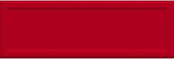 Ravenna Fregio Blood Red Πλακάκι Δαπέδου / Τοίχου Εσωτερικού Χώρου Κεραμικό Γυαλιστερό 30x10cm Κόκκινο