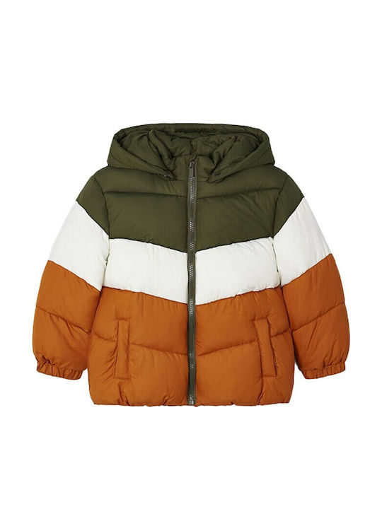 Kids' Casual Jacket Short with Hood Multicolour