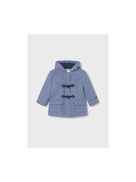 Mayoral Montgomery Boys Coat Light Blue with Ηood