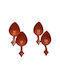 Set de Linguri Desert / Înghețată Inoxidabile Portocaliu 11cm 4buc