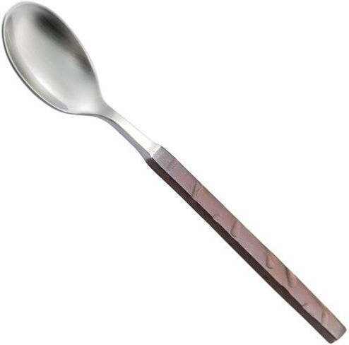 EME Set Löffel Dessert / Eiscreme Rostfreier Stahl Silber 14cm 12 Stück
