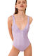 Veronica One-Piece Swimsuit Purple