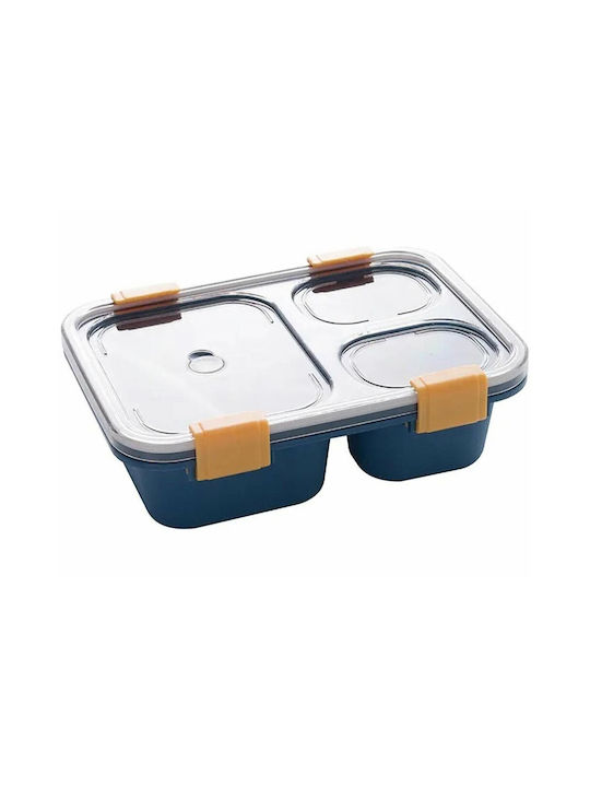 Aria Trade Plastic Lunch Box Blue 850ml