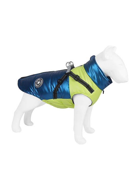 Animal Blue Waterproof Dog Coat with 35cm Back Length