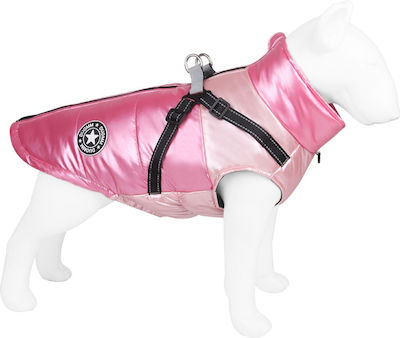 Waterproof Dog Coat Pink 45cm