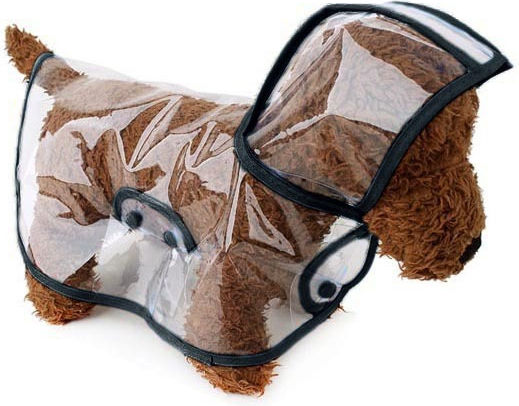 Value Hundemantel Wasserdicht Transparent mit Rückenlänge 23 cm.
