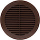 Europlast Vent Louver 15x15cm Round with Screen