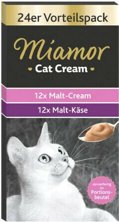 Miamor Cream Malt Cat Treats with Cheese for Adult Cats 15g
