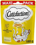 Catisfactions Snacks Λιχουδιές Σνακ με Τυρί για Ενήλικες Γάτες 180gr