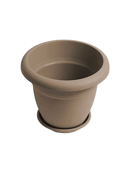 Micplast No 79 Flower Pot 24x20cm Mocha 79-MOCHA