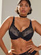 Diva Bra without Padding Underwire Black