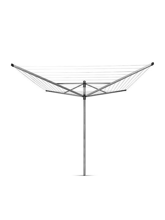 Brabantia Aluminum Folding Floor Clothes Drying Rack with Hanging Length 50m