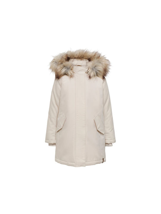 Kids Only Girls Parka Beige with Ηood