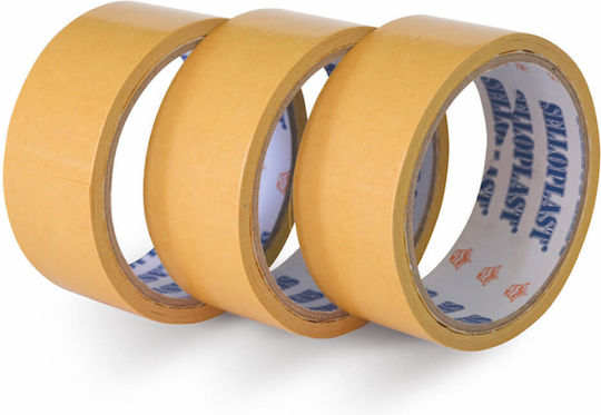 Salko Paper Αυτοκόλλητη Ταινία Διπλής Όψης Μπλε 5mx50mm
