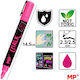 Madrid Papel Marker Pink Blackboard Liquid Chalk for Glass