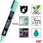 Madrid Papel Marker Turquoise Blackboard Liquid Chalk for Glass