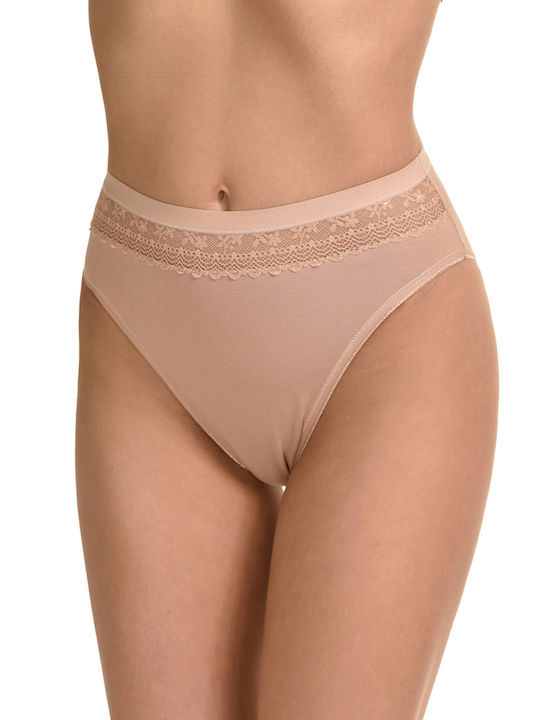 Miss Rosy Baumwolle Hochtailliert Damen Slip mi...