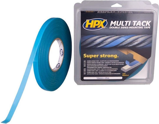 HPX Multi tack Selbstklebend Doppelseitiges Klebeband Bunt 19mmx25m 1Stück